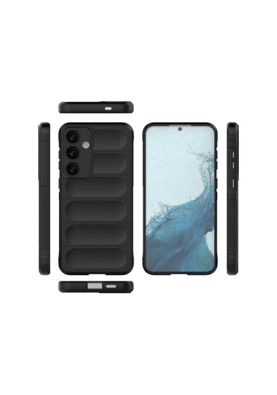 Samsung Galaxy  Uyumlu,  S24 Fe Kılıf Optimum Silikon - Siyah