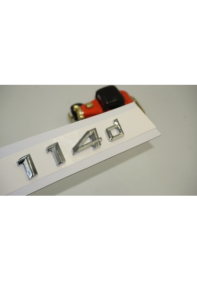 Bmw 114D Bagaj Krom Metal 3M 3D Yazı Logo