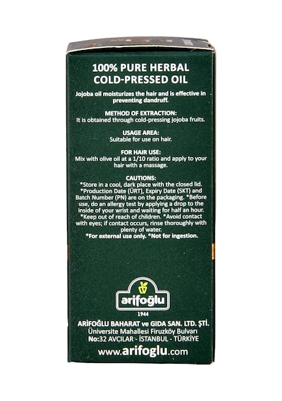 Jojoba Yağı 10ml%100 Saf Arlab Jojoba Oil Pure Simmondsia Chinensis Seed Oil Diğer