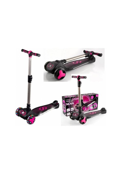 Frk Cool Wheels Nova Full Işıklı Scooter Pembe + 6 Yaş Pembe