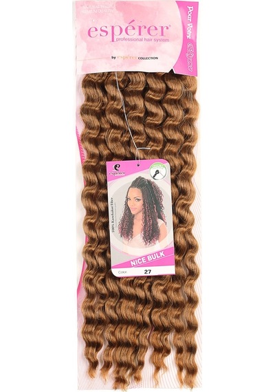 Nice Bulk Afro Su Dalgası Saç - Karamel