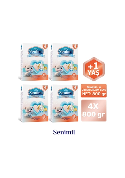 Senımıl 4 Çocuk Devam Sütü 800 G 4 Adet