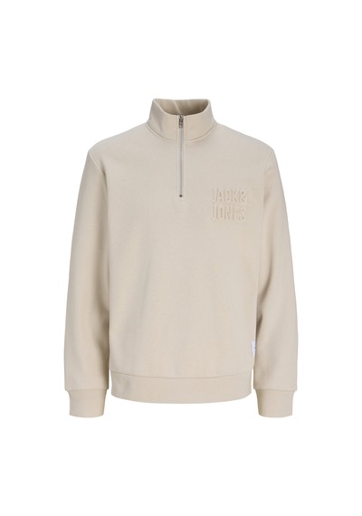 Jack & Jones Jornewove Sweat Hıgh Neck Baw25 Bej