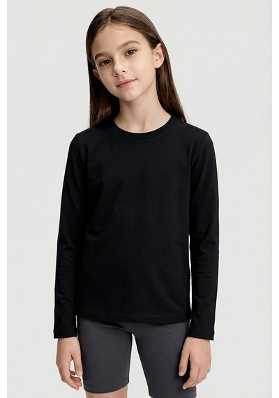 Standart Fit Basic O Yaka 5li Paket Unisex Çocuk T-shirt - 11329 Çok Renkli