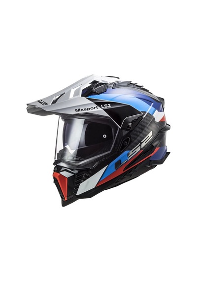 Ls2 Explorer C Karbon Frontıer Tıtanıum- Kask Sıyah-mavı