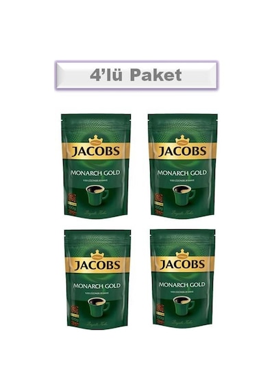 Jacobs Monarch Gold Kahve 100 g x 4 Adet