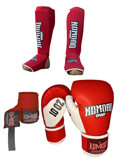 Boks Eldiveni 10 Oz/bandaj 3,5 Metre /elastik Kick Boks Kaval Ve