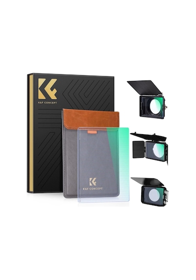 K&f Nano-x Mavi Çizgi 4x5.65 Filtre Tilta Ve Smallrig Ve Diğer Matbox İle Uyumlu 4mm Hd Optik Cam