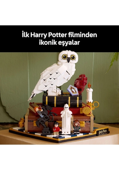 LEGO® Harry Potter™ Felsefe Taşı – Koleksiyoncu Versiyonu 76466 - Yetişkinler için Figür İçeren Model Yapım Seti (1571 Parça)