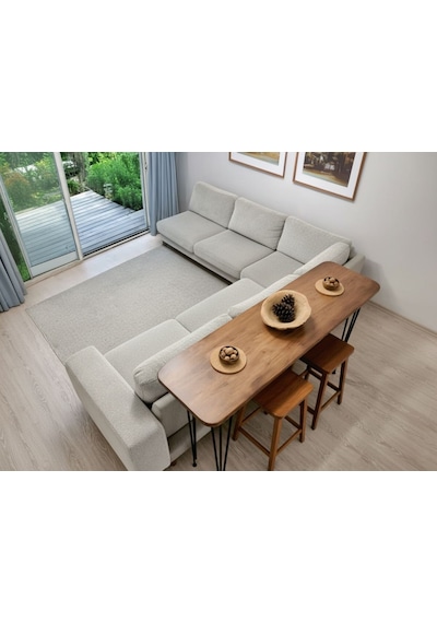 %100 Masif Bar Masası Mutfak Adası, Kahve Köşesi, Yemek Masası, Oturma Odası Bistro Çok Renkli