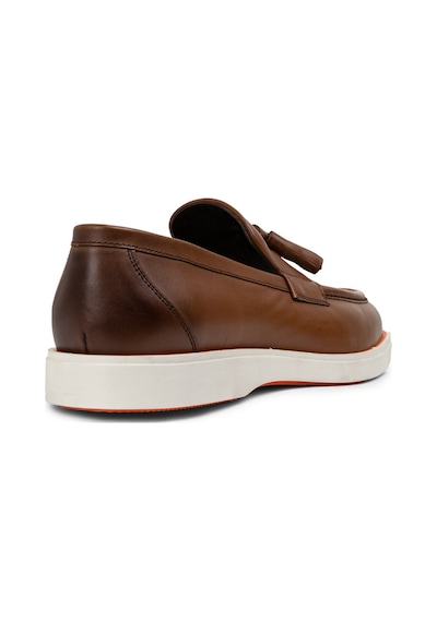 Deery Hakiki Deri Taba Rengi Püsküllü Erkek Loafer - 01958mtbac01 Taba