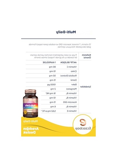 Multivitamin Ve Enerji Desteği - 30 Kapsül