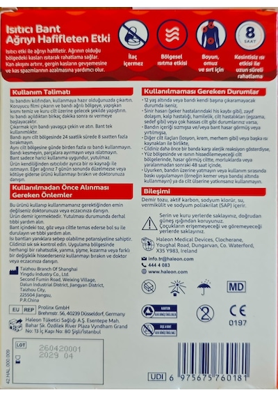 Voltaheat Voltapatch Isıtıcı Bant Yeni Ambalajında 2'li Paket X 3 Kutu