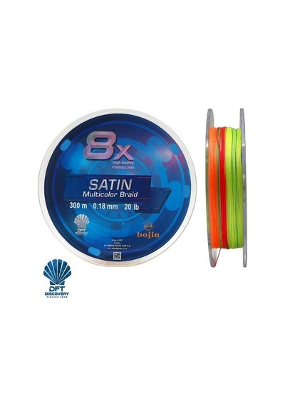 DFT Bojin 8X Satin M.Color İp Misina 0.18mm 300 m