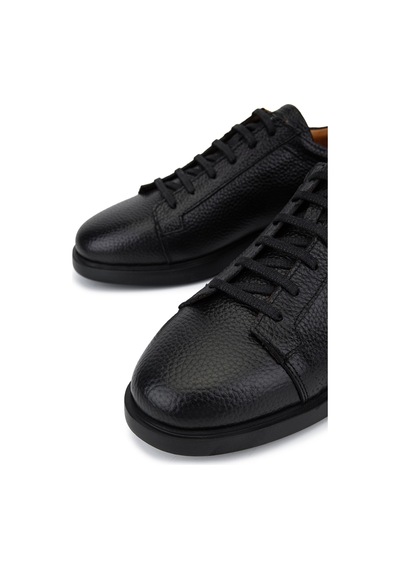 Tamer Tanca Erkek Hakiki Deri Siyah Sneakers & Spor Ayakkabı 1170 Çst-1 Erk Ayk Y26 Sıyah