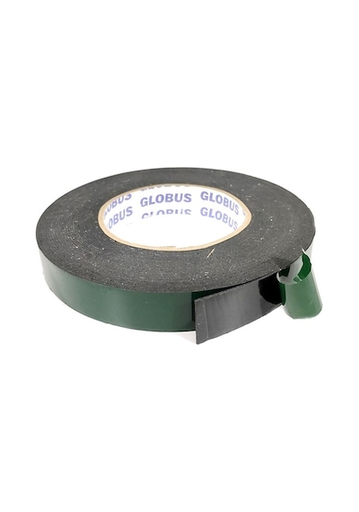 Çift Taraflı Siyah Köpük Bant 20 MM x 10 M Yeşil/Siyah Montaj Bandı