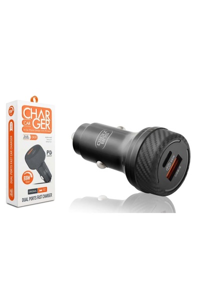 Subzero Cr35 55w 3.0a Pd+çift Çıkışlı Araç Şarj Başlığı Siyah