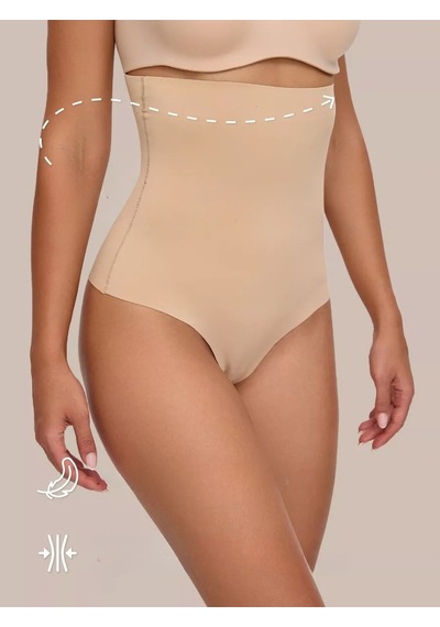 Private Model Iz Yapmaz Toparlayıcı Rahat Lazer Kesim Slip Külot Ten Renk Ten