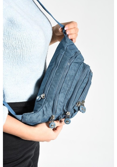 Baginn Unisex Bel Çantası Free Bag Klinkır Kumaş Hafif Yağmur Geçirmez Kumaş Çok Cepli 001