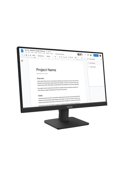 21.5 Lenovo Thinkvision S22-4e 64cbkat6tk Fhd Ips