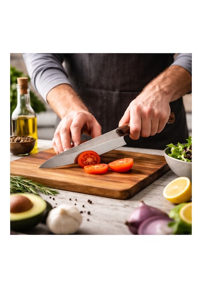 CH woodline N690 Gyuto Şef Bıçağı Profesyonel Mutfak Bıçağı, Ceviz Saplı, Ultra Keskin Japon Tipi Chef Knife, Et Sebze Meyve Kesim çok renkli CH woodline N690 Gyuto Şef Bıçağı Profesyonel Mutfak Bıçağı, Ceviz Saplı, Ultra Keskin Japon Tipi Chef Knife, Et Sebze Meyve Kesim çok renkli