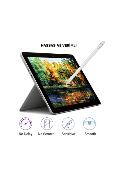 Doogee T40 Pro Uyumlu Dokunmatik Kalem Çizim Ve Tasarım Tablet Kalemi