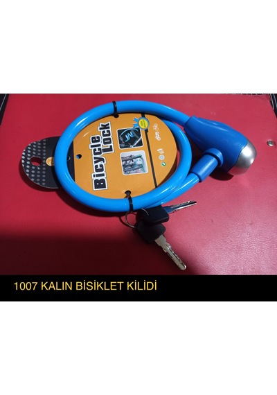 Bisiklet Kilidi Anahtarlı Kalın Modeli