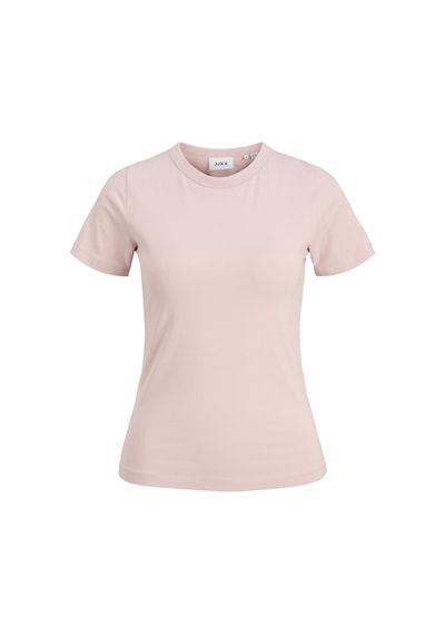 Kadin Bisiklet Yaka Streç Kalip Basic Tisört - Gigi - 12248921 Violet Ice