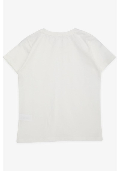 Breeze Erkek Çocuk Tişört Basic 4-8 Yaş, Ekru