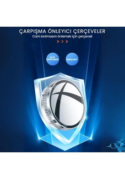 Full View-vision 2 Adet Araç Kör Nokta Aynası Geniş Açılı Geri Görüş Aynası Oto Kör Nokta Aynası