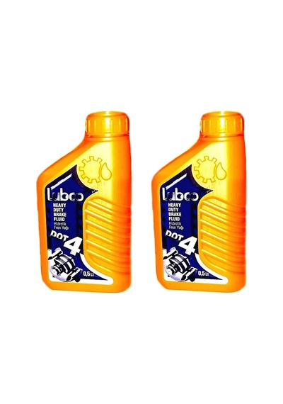 Lubco Dot 4 Fren Hidrolik ve Debriyaj Dolum Yağı 500 Ml 2 Adet