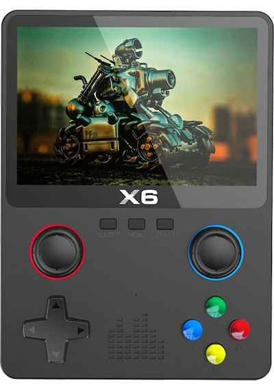 Cbtx X6 HD 3.5'' Ekran El Oyun Konsolu Dahili Video Oyunları Makinesi Çift Joystick