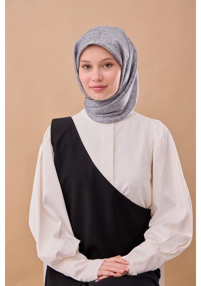 Silk Home Shiny Eşarp 75012-07 gri