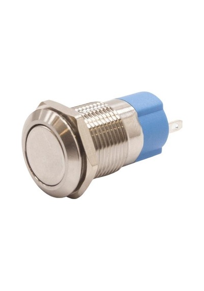 12A-P1Z 12Mm Düz Anahtarlı Metal Buton