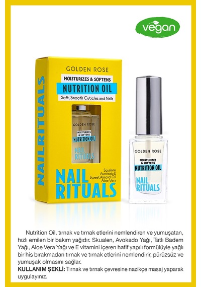 Nail Rituals Nutrition Oil - Tırnak Ve Tırnak Eti Yağı