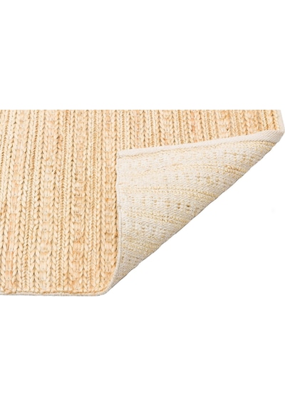 Eko Halı Netra Trıple Cream Xw Farklı Örgü Dokusuna Sahip El Dokuma Naturel Jüt Hasır Halı - 170X240