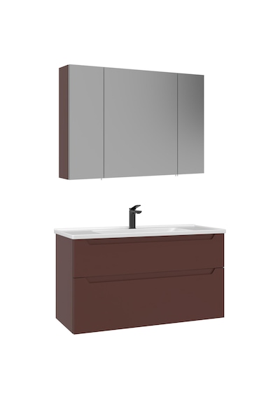 Orka Messina 100 Cm Tuscan Kırmızı Banyo Dolabı Alt Modül Lavabo Kırmızı Orka Messina 100 Cm Tuscan Kırmızı Banyo Dolabı Alt Modül Lavabo Kırmızı