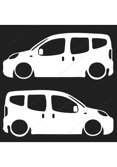 Citroen Nemo Sticker Citroen Sticker Nemo Gölge Oto Sticker