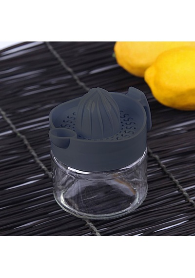 Narenciye Sıkacağı Cam Kavanozlu Limon Sıkacağı 300 Ml Sarı