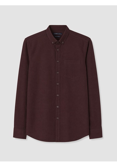 Lcwaıkıkı Classic Mürdüm Regular Fit Oxford Erkek Gömlek