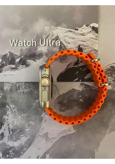 Mega Aksesuar New Gs Ultra 8 Akıllı   Saat Vidalı Kasa 49M