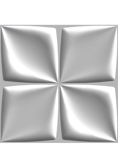 3 Boyutlu Boyanabilir Pvc Duvar Paneli Elegance 50-50 Cm 4 Adet-1 Metrekare
