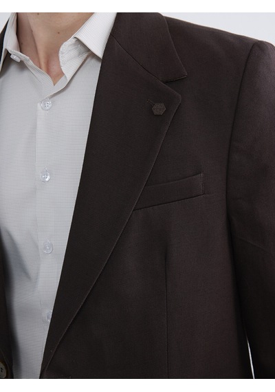 Lcw Busıness Kahverengi Slim Fit Erkek Blazer Ceket