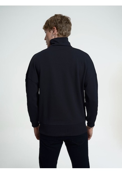 LOFT Oversize Erkek Sweatshirt Lf2034797 Q1.v1 Siyah