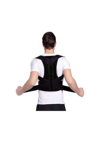 Manyetik Dik Duruş Korsesi Kamburluk Önleyici, Balenli, Unisex