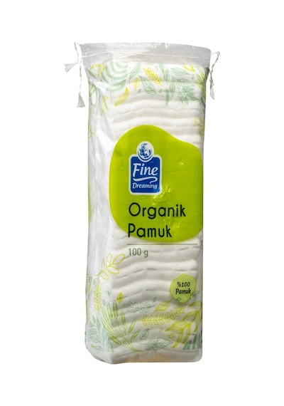 Fine Dreaming Organik Hidrofil Pamuk 100 G - %100 Doğal Pamuk 3'li Ekonomik Paket - 3 Adet Tarı