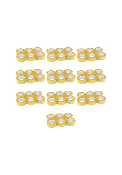 Bant Güçlü Sağlam Kaliteli Şeffaf Koli Bandı Bantı / 45 Mm X 100 Metre / 6'lı 10 Paket - 60 Adet