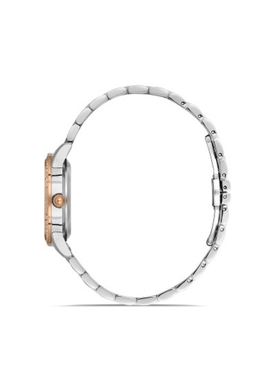Ferro Quartz Çelik Rose/gri Kırmızı Kadran 32 Mm Kadın Kol Saati