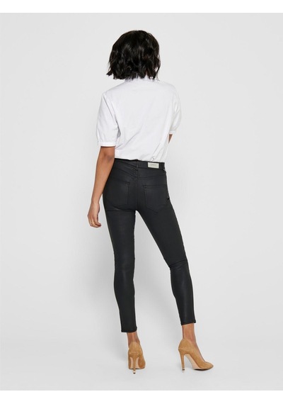 Only Onlhush Normal Bel Skinny Pantolon Kadın Pantolon-27703-siyah Siyah