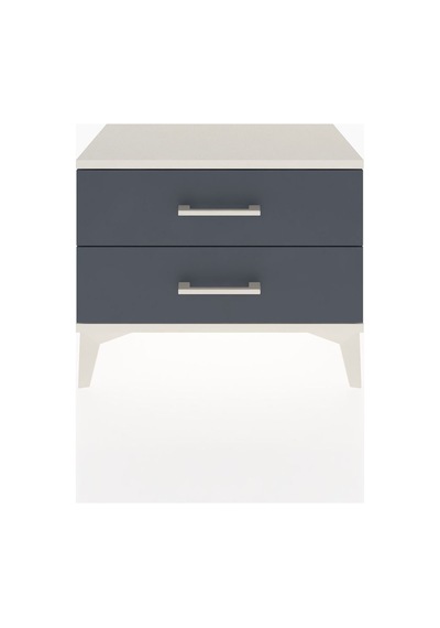 Arges Komodin 2 Çekmeceli 60x30x48 Aytaşı-antrasit Aytaşı